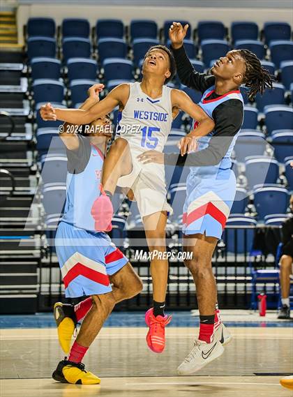 Thumbnail 1 in Madison vs. Westside (Houston ISD Tournament) photogallery.