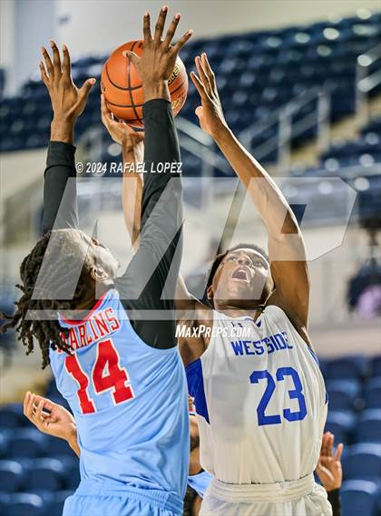 Thumbnail 2 in Madison vs. Westside (Houston ISD Tournament) photogallery.