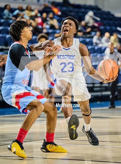 Thumbnail 1 in Madison vs. Westside (Houston ISD Tournament) photogallery.