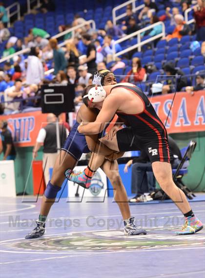 Thumbnail 1 in NCHSAA Individual Wrestling State Tournament (2A, 3A and 4A 1st Consolation Round) photogallery.