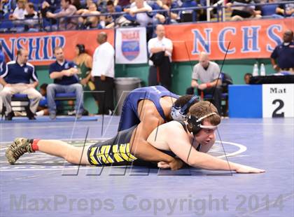 Thumbnail 2 in NCHSAA Individual Wrestling State Tournament (2A, 3A and 4A 1st Consolation Round) photogallery.