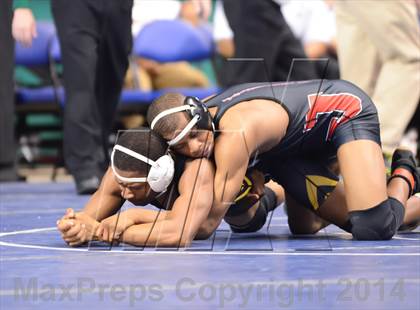 Thumbnail 2 in NCHSAA Individual Wrestling State Tournament (2A, 3A and 4A 1st Consolation Round) photogallery.
