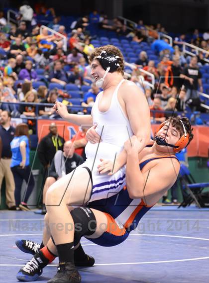 Thumbnail 3 in NCHSAA Individual Wrestling State Tournament (2A, 3A and 4A 1st Consolation Round) photogallery.