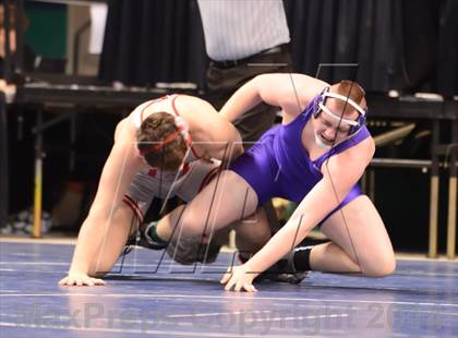 Thumbnail 3 in NCHSAA Individual Wrestling State Tournament (2A, 3A and 4A 1st Consolation Round) photogallery.