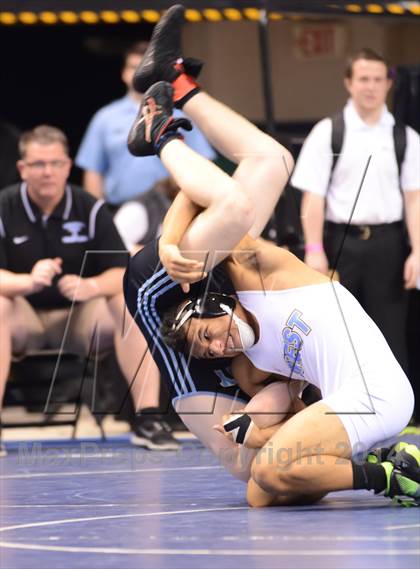 Thumbnail 2 in NCHSAA Individual Wrestling State Tournament (2A, 3A and 4A 1st Consolation Round) photogallery.