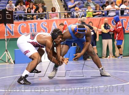 Thumbnail 1 in NCHSAA Individual Wrestling State Tournament (2A, 3A and 4A 1st Consolation Round) photogallery.