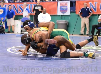 Thumbnail 2 in NCHSAA Individual Wrestling State Tournament (2A, 3A and 4A 1st Consolation Round) photogallery.
