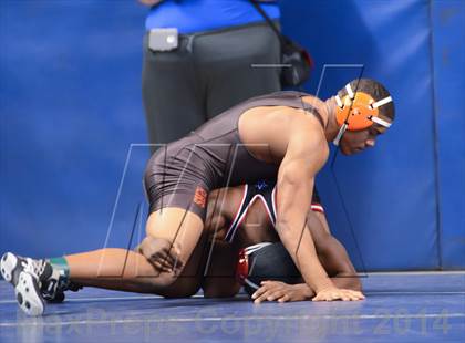 Thumbnail 1 in NCHSAA Individual Wrestling State Tournament (2A, 3A and 4A 1st Consolation Round) photogallery.