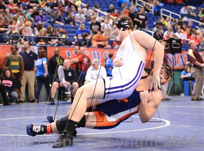 Thumbnail 1 in NCHSAA Individual Wrestling State Tournament (2A, 3A and 4A 1st Consolation Round) photogallery.