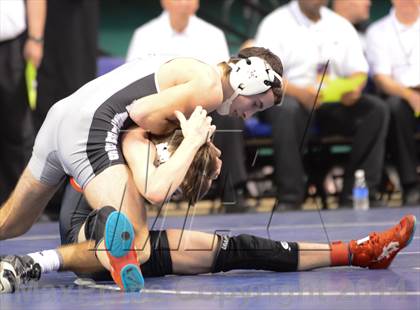 Thumbnail 2 in NCHSAA Individual Wrestling State Tournament (2A, 3A and 4A 1st Consolation Round) photogallery.