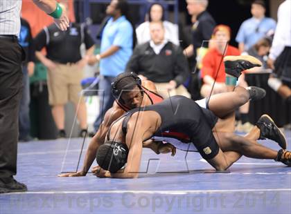 Thumbnail 1 in NCHSAA Individual Wrestling State Tournament (2A, 3A and 4A 1st Consolation Round) photogallery.
