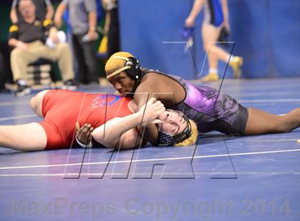 Thumbnail 2 in NCHSAA Individual Wrestling State Tournament (2A, 3A and 4A 1st Consolation Round) photogallery.