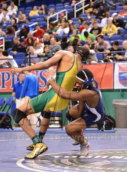 Thumbnail 1 in NCHSAA Individual Wrestling State Tournament (2A, 3A and 4A 1st Consolation Round) photogallery.