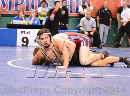 Thumbnail 1 in NCHSAA Individual Wrestling State Tournament (2A, 3A and 4A 1st Consolation Round) photogallery.
