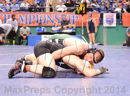 Thumbnail 3 in NCHSAA Individual Wrestling State Tournament (2A, 3A and 4A 1st Consolation Round) photogallery.
