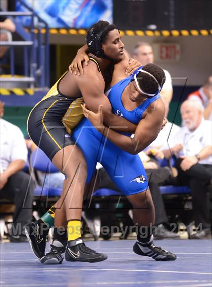 Thumbnail 2 in NCHSAA Individual Wrestling State Tournament (2A, 3A and 4A 1st Consolation Round) photogallery.