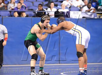 Thumbnail 3 in NCHSAA Individual Wrestling State Tournament (2A, 3A and 4A 1st Consolation Round) photogallery.