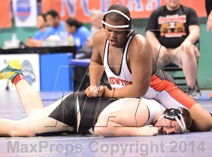Thumbnail 3 in NCHSAA Individual Wrestling State Tournament (2A, 3A and 4A 1st Consolation Round) photogallery.