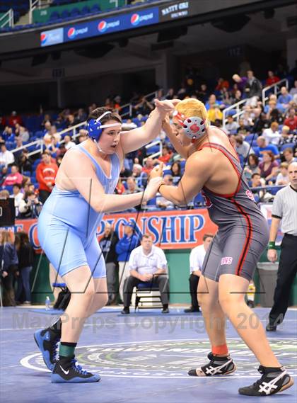 Thumbnail 2 in NCHSAA Individual Wrestling State Tournament (2A, 3A and 4A 1st Consolation Round) photogallery.