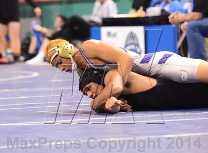 Thumbnail 2 in NCHSAA Individual Wrestling State Tournament (2A, 3A and 4A 1st Consolation Round) photogallery.