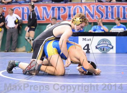 Thumbnail 3 in NCHSAA Individual Wrestling State Tournament (2A, 3A and 4A 1st Consolation Round) photogallery.