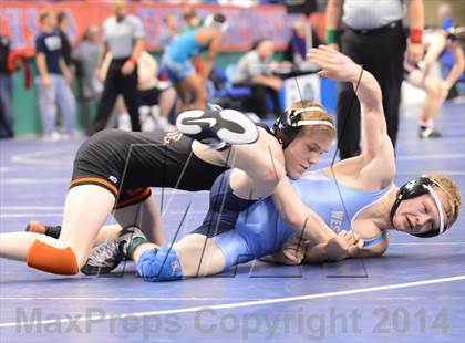 Thumbnail 1 in NCHSAA Individual Wrestling State Tournament (2A, 3A and 4A 1st Consolation Round) photogallery.