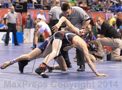 Thumbnail 1 in NCHSAA Individual Wrestling State Tournament (2A, 3A and 4A 1st Consolation Round) photogallery.
