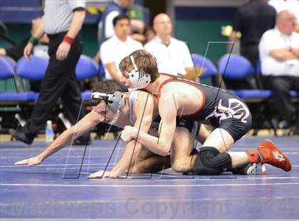 Thumbnail 1 in NCHSAA Individual Wrestling State Tournament (2A, 3A and 4A 1st Consolation Round) photogallery.