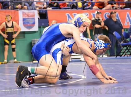 Thumbnail 3 in NCHSAA Individual Wrestling State Tournament (2A, 3A and 4A 1st Consolation Round) photogallery.