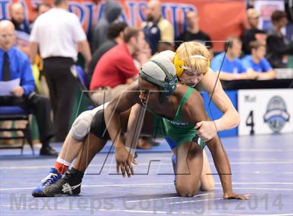 Thumbnail 3 in NCHSAA Individual Wrestling State Tournament (2A, 3A and 4A 1st Consolation Round) photogallery.