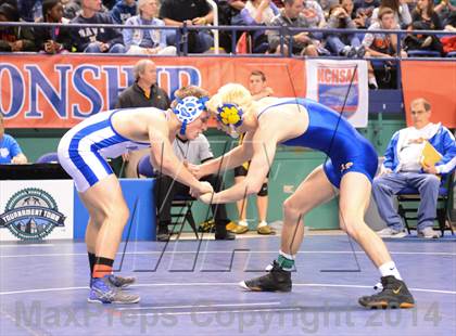 Thumbnail 3 in NCHSAA Individual Wrestling State Tournament (2A, 3A and 4A 1st Consolation Round) photogallery.