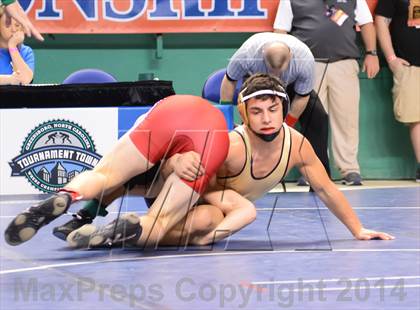 Thumbnail 2 in NCHSAA Individual Wrestling State Tournament (2A, 3A and 4A 1st Consolation Round) photogallery.