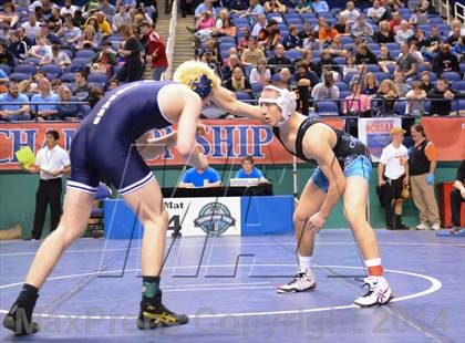 Thumbnail 1 in NCHSAA Individual Wrestling State Tournament (2A, 3A and 4A 1st Consolation Round) photogallery.