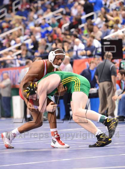 Thumbnail 2 in NCHSAA Individual Wrestling State Tournament (2A, 3A and 4A 1st Consolation Round) photogallery.