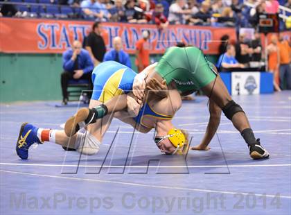 Thumbnail 3 in NCHSAA Individual Wrestling State Tournament (2A, 3A and 4A 1st Consolation Round) photogallery.