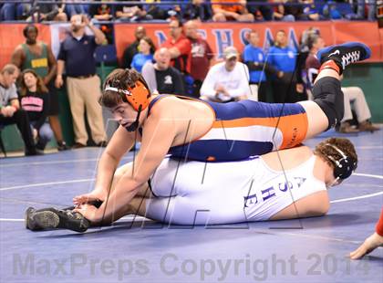 Thumbnail 2 in NCHSAA Individual Wrestling State Tournament (2A, 3A and 4A 1st Consolation Round) photogallery.