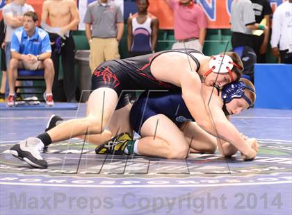 Thumbnail 1 in NCHSAA Individual Wrestling State Tournament (2A, 3A and 4A 1st Consolation Round) photogallery.