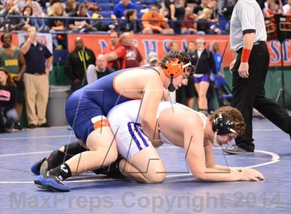 Thumbnail 3 in NCHSAA Individual Wrestling State Tournament (2A, 3A and 4A 1st Consolation Round) photogallery.