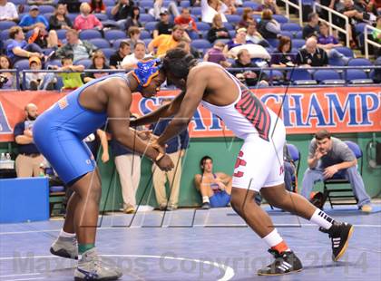 Thumbnail 3 in NCHSAA Individual Wrestling State Tournament (2A, 3A and 4A 1st Consolation Round) photogallery.