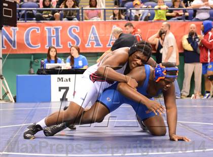 Thumbnail 3 in NCHSAA Individual Wrestling State Tournament (2A, 3A and 4A 1st Consolation Round) photogallery.