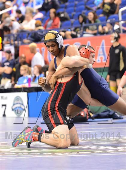 Thumbnail 2 in NCHSAA Individual Wrestling State Tournament (2A, 3A and 4A 1st Consolation Round) photogallery.