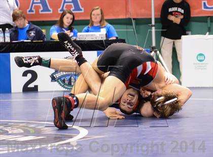 Thumbnail 3 in NCHSAA Individual Wrestling State Tournament (2A, 3A and 4A 1st Consolation Round) photogallery.