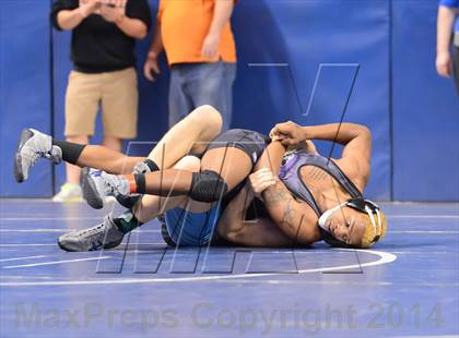 Thumbnail 3 in NCHSAA Individual Wrestling State Tournament (2A, 3A and 4A 1st Consolation Round) photogallery.
