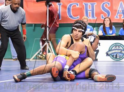 Thumbnail 3 in NCHSAA Individual Wrestling State Tournament (2A, 3A and 4A 1st Consolation Round) photogallery.