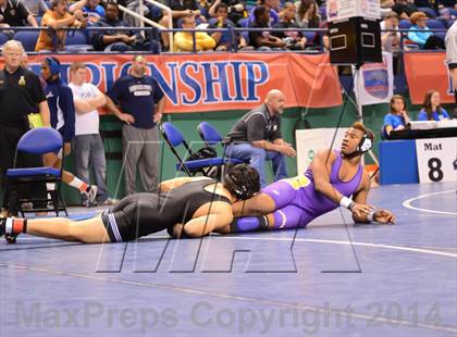 Thumbnail 3 in NCHSAA Individual Wrestling State Tournament (2A, 3A and 4A 1st Consolation Round) photogallery.