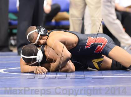 Thumbnail 1 in NCHSAA Individual Wrestling State Tournament (2A, 3A and 4A 1st Consolation Round) photogallery.