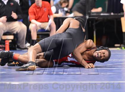 Thumbnail 3 in NCHSAA Individual Wrestling State Tournament (2A, 3A and 4A 1st Consolation Round) photogallery.
