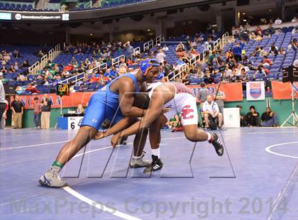 Thumbnail 2 in NCHSAA Individual Wrestling State Tournament (2A, 3A and 4A 1st Consolation Round) photogallery.