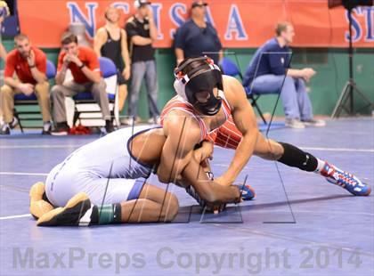 Thumbnail 2 in NCHSAA Individual Wrestling State Tournament (2A, 3A and 4A 1st Consolation Round) photogallery.
