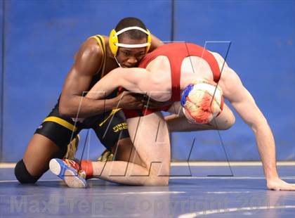 Thumbnail 1 in NCHSAA Individual Wrestling State Tournament (2A, 3A and 4A 1st Consolation Round) photogallery.
